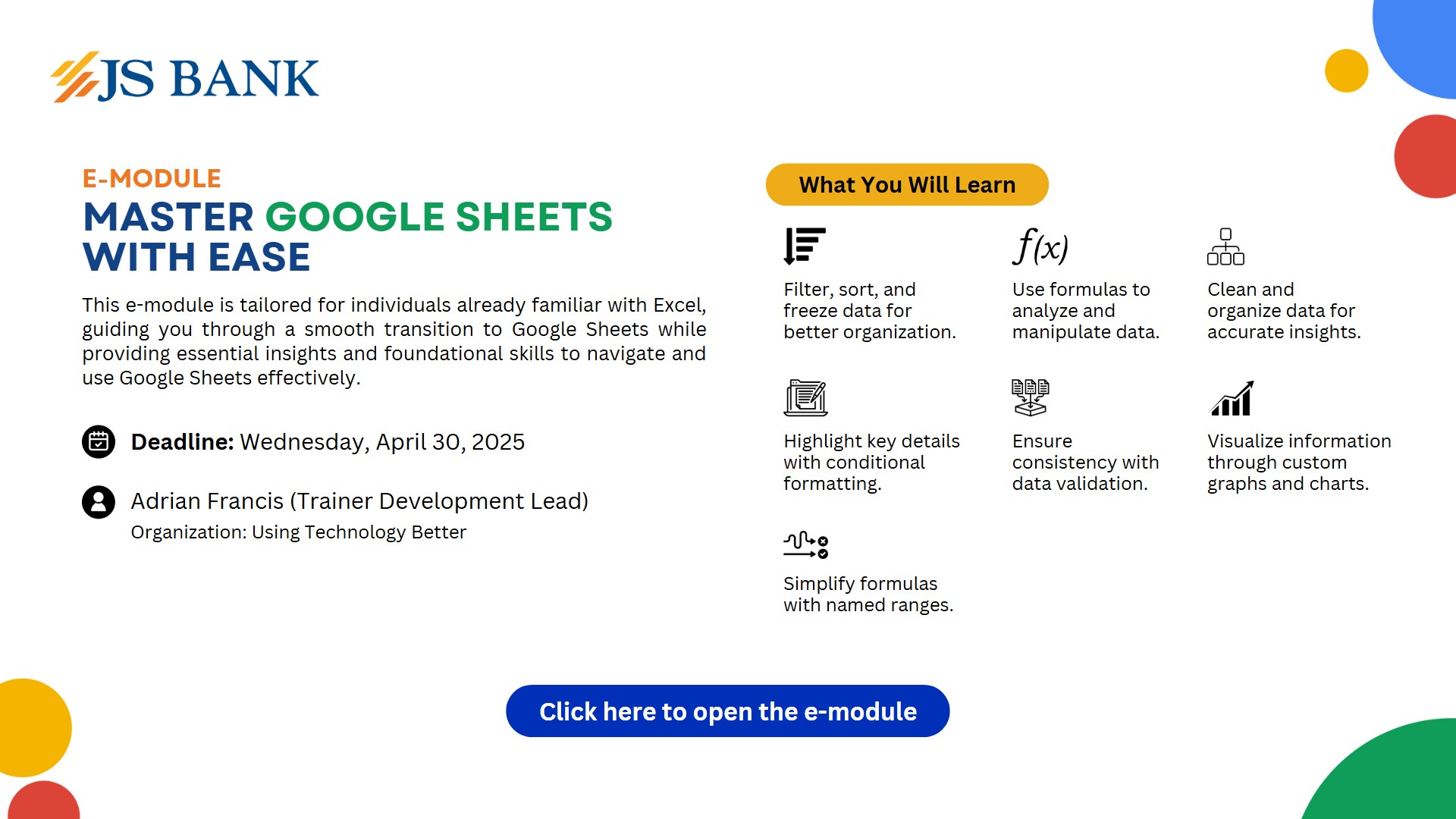 Master Google Sheets With Ease